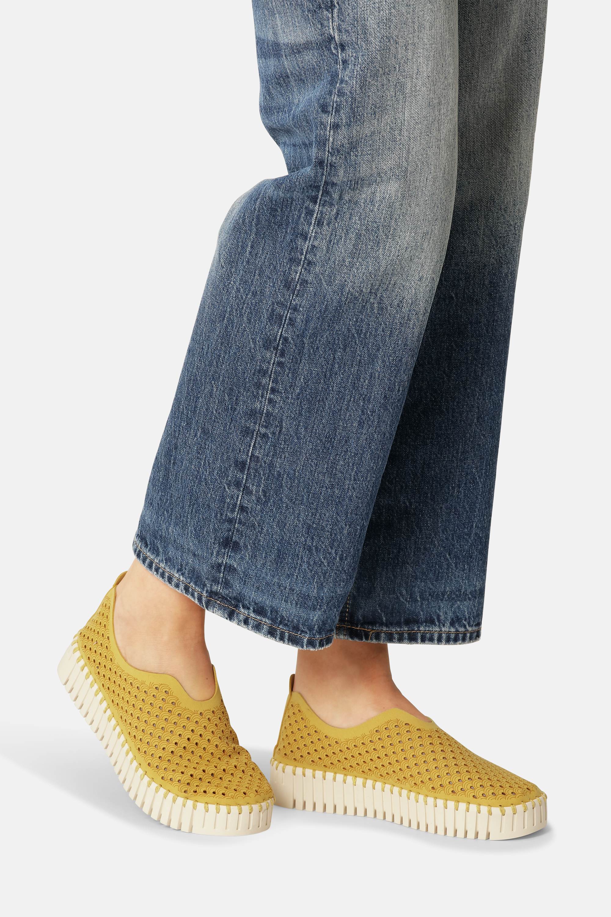Platform Tulip Sko - Golden Rod